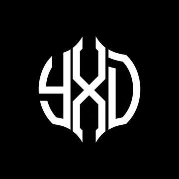 YXD letter logo. YXD best black background vector image. YXD Monogram logo design for entrepreneur and business.
