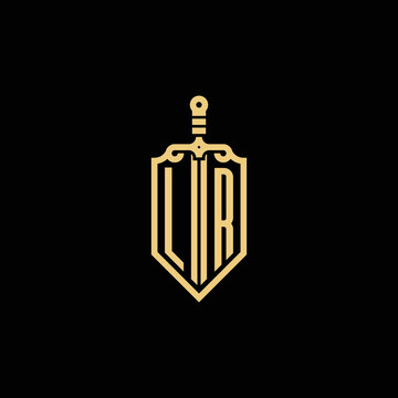 recommend clip art: LR vintage initial sword and shield logo which is good for digital branding or print