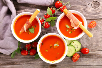 tomato cold soup- Italian gazpacho