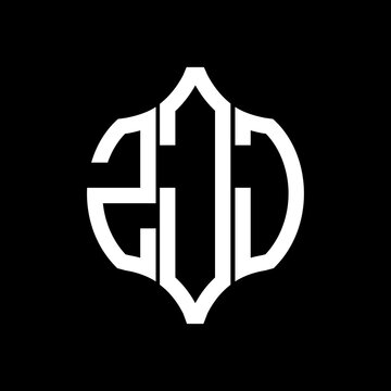 ZJJ letter logo. ZJJ best black background vector image. ZJJ Monogram logo design for entrepreneur and business.
