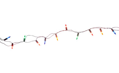 String of christmas lights - Powered by Adobe