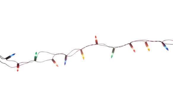 String of christmas lights