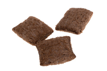 dry breakfast pads isolated