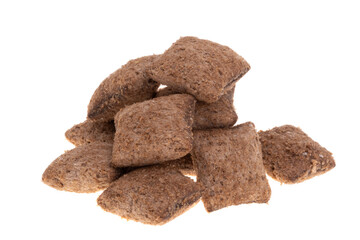 dry breakfast pads isolated