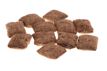 dry breakfast pads isolated
