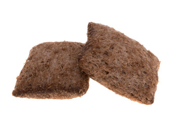 dry breakfast pads isolated