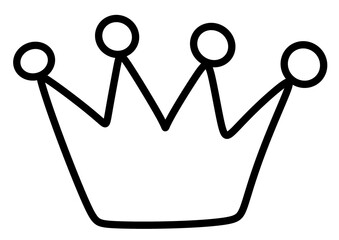 crown line icon.