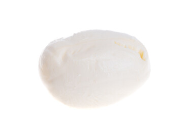 mozzarella cheese isolated
