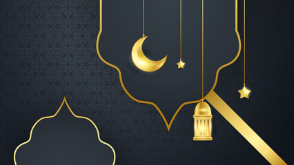 Islamic ramadan background with Arabic ornament pattern and luxury mandala lantern decorative. Designed for islam greeting card, eid template, hajj, invitation, celebration, premium frame, and mosque