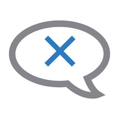 Editable real line icon of a speech bubble with an exclamation mark ! symbol in it for a person asking or talking about something in black rounded modern clean lines .
