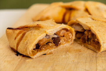 Espinagada, fish filled pie, mallorca, balearic islands, spain