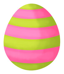 Easter egg cartoon icon