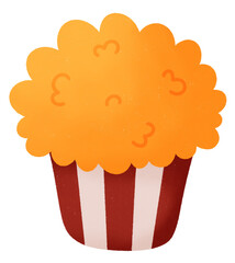 Popcorn bucket icon