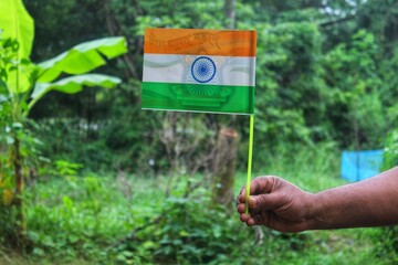 Indian national flag in hand HD