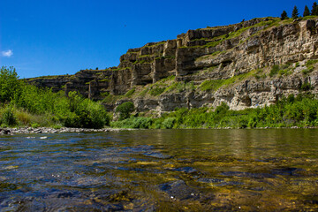 Fototapeta na wymiar River in the Canyon