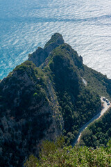 Scenic view from Yemma Gouraya National Park in Bejaia, Algeria