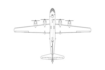 Bombardero pesado estratégico cuatrimotor b-29