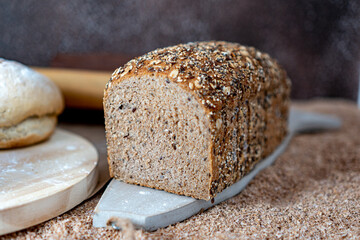 a bread with a lot of seeds
