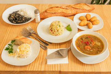 Delicious beef burger with brie cheese, tomato and lettuce and homemade fries