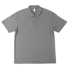 Grey Polo t shirt mockup.