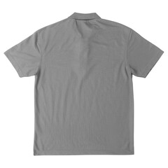 Grey Polo t shirt mockup.