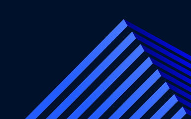 Abstract Blue Line Wallpaper Background 3D Geometric