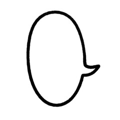 Speech bubbles comics stroke line