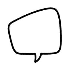 Speech bubbles comics stroke line