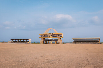 View to the Black Star Square, also known as Independence Square, in the heart of Accra, Ghana - obrazy, fototapety, plakaty