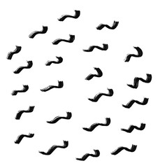 Hand Drawn Pattern, Abstract Shape