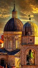 Dubrovnik - cúpules de les esglésies - Croàcia