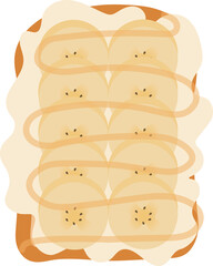 breakfast Toast illustrator 