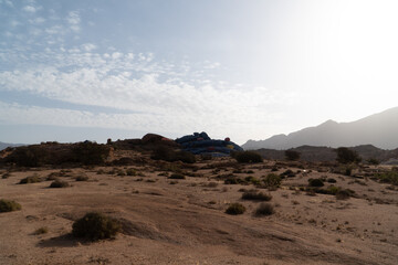 Painted rocks of Tafraoute, Morocco