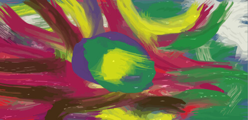 fluid paint background naturally