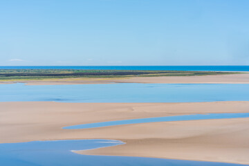 Dwyryd Estuary in Gwynedd, North Wales, UK
