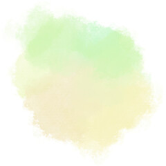 green watercolor stain paint
