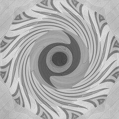 black and white background with circles