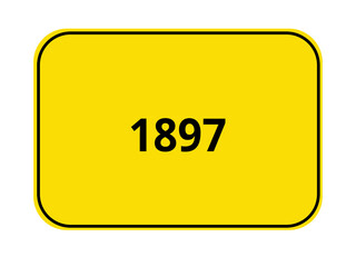 Ortseingangsschild - 1897
