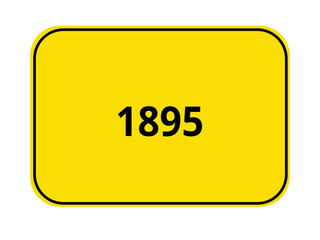 Ortseingangsschild - 1895