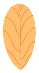 Pastel Yellow Tropical leaves icon