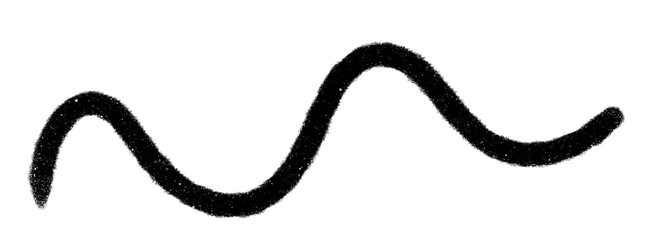 Hand drawn doodle line art element.