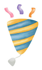 Watercolor Party popper icon
