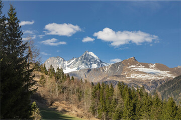 Blick auf dem Gro&szlig;glockner