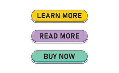 Fototapeta premium Call to action buttons. Download, read more and click.