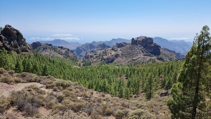 view of the mountains