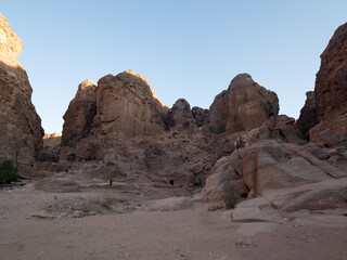 Fototapeta premium Petra, Wadi Musa, Jordania, Oriente Medio, Asia