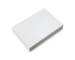 stack of white A4 office paper. isolated white background