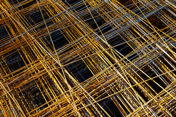 Patterns of welded reinforcement construction steel mesh