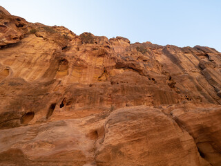 Fototapeta na wymiar Siq de Petra, Wadi Musa, Jordania, Oriente Medio, Asia