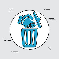 Food trash icon